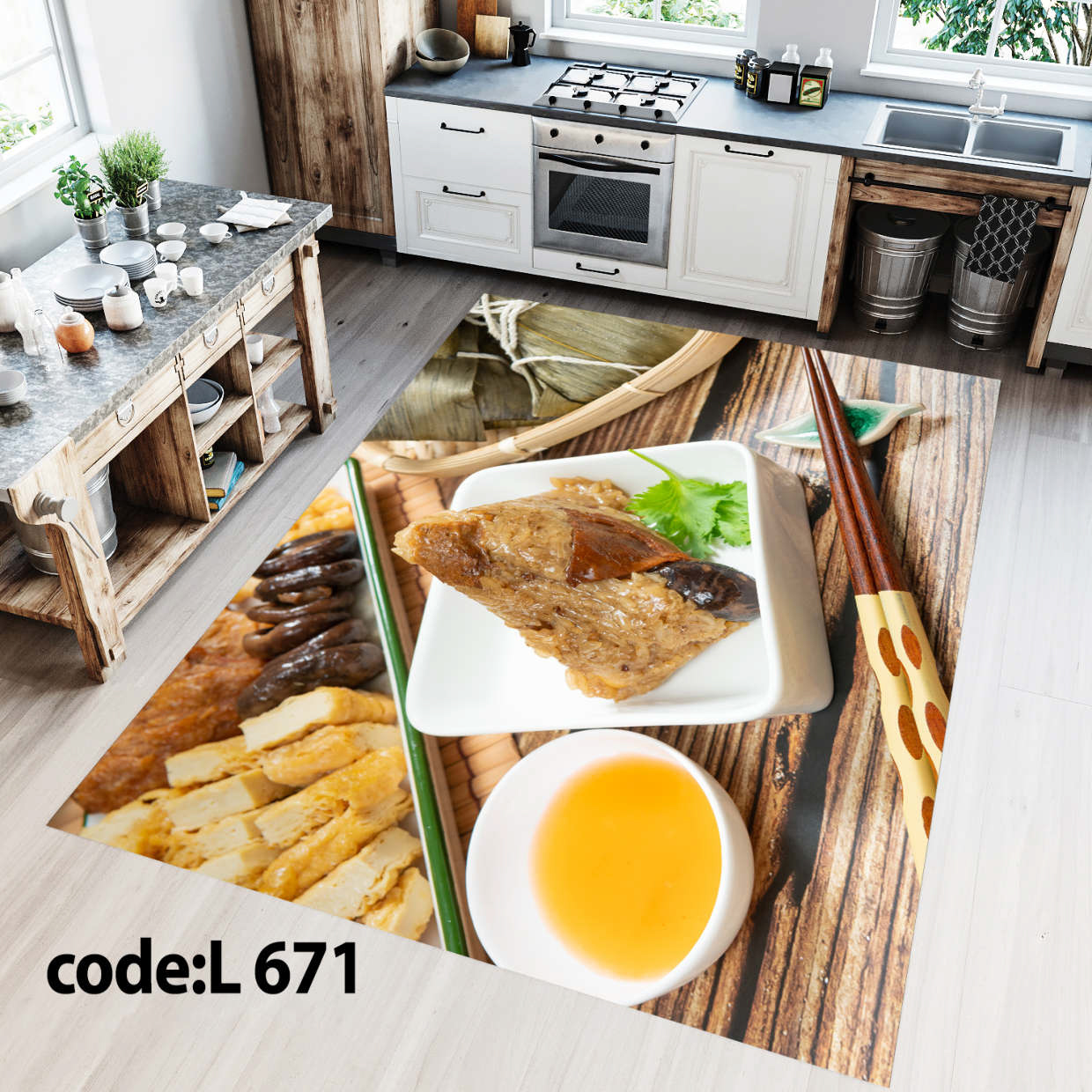 روفرشی کشدار (کاور فرش) و فرشینه و پادری کالای خواب متین کد L 671