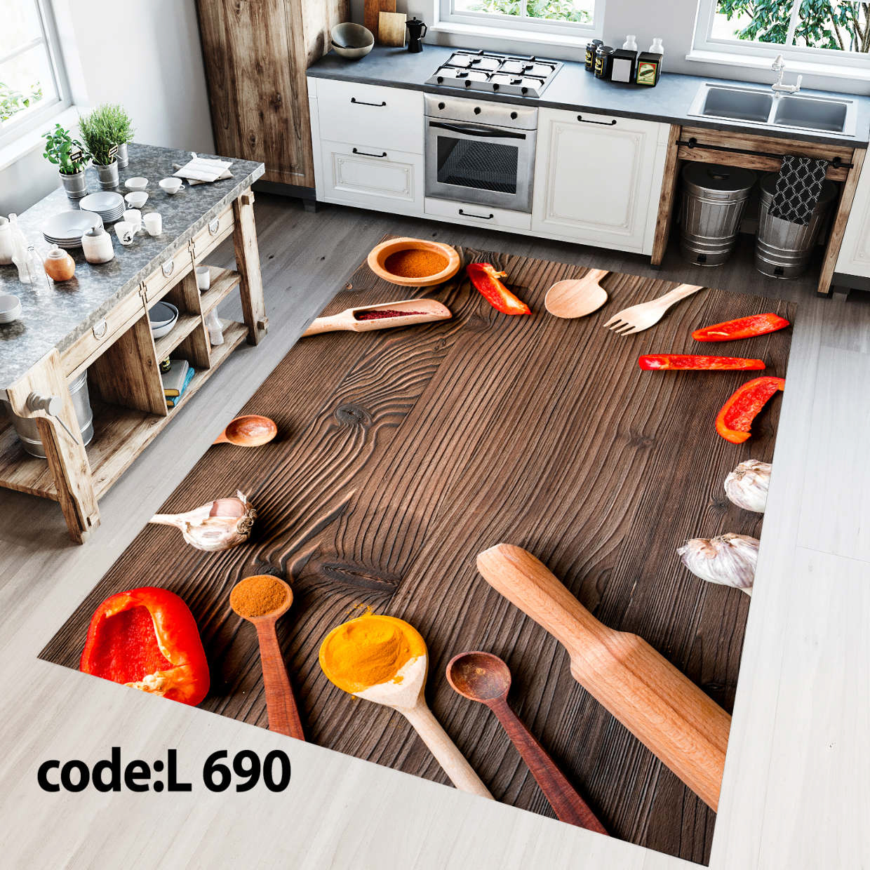 روفرشی کشدار (کاور فرش) و فرشینه و پادری کالای خواب متین کد L 690