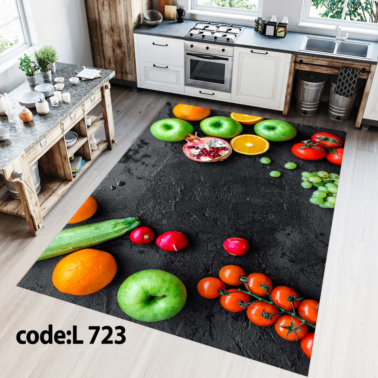 روفرشی کشدار (کاور فرش) و فرشینه و پادری کالای خواب متین کد L 723