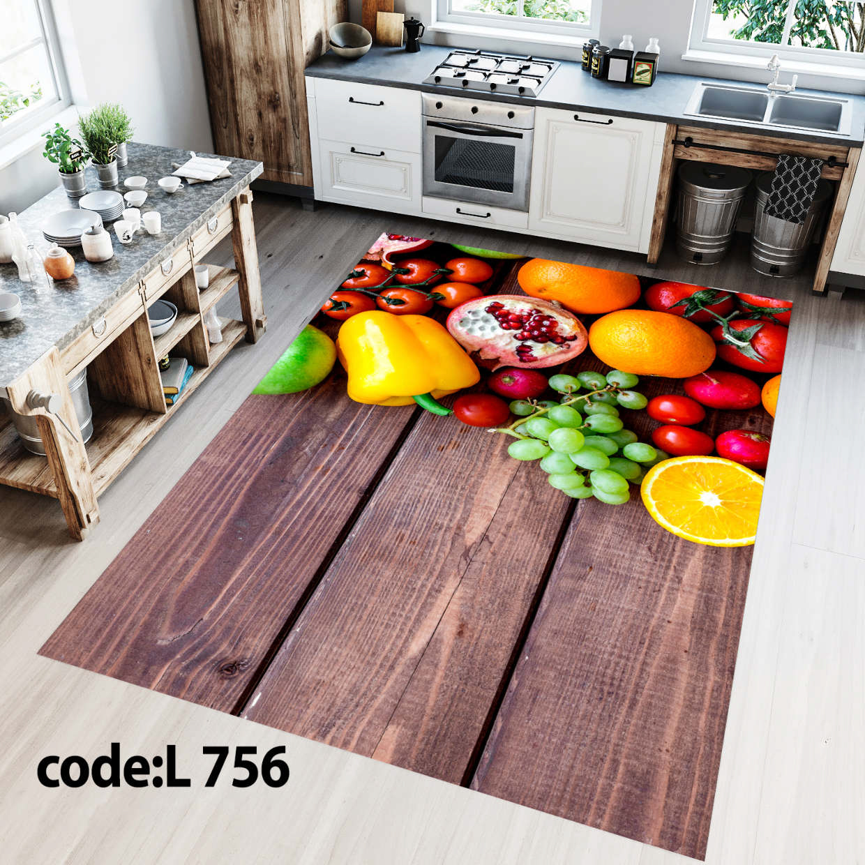 روفرشی کشدار (کاور فرش) و فرشینه و پادری کالای خواب متین کد L 756