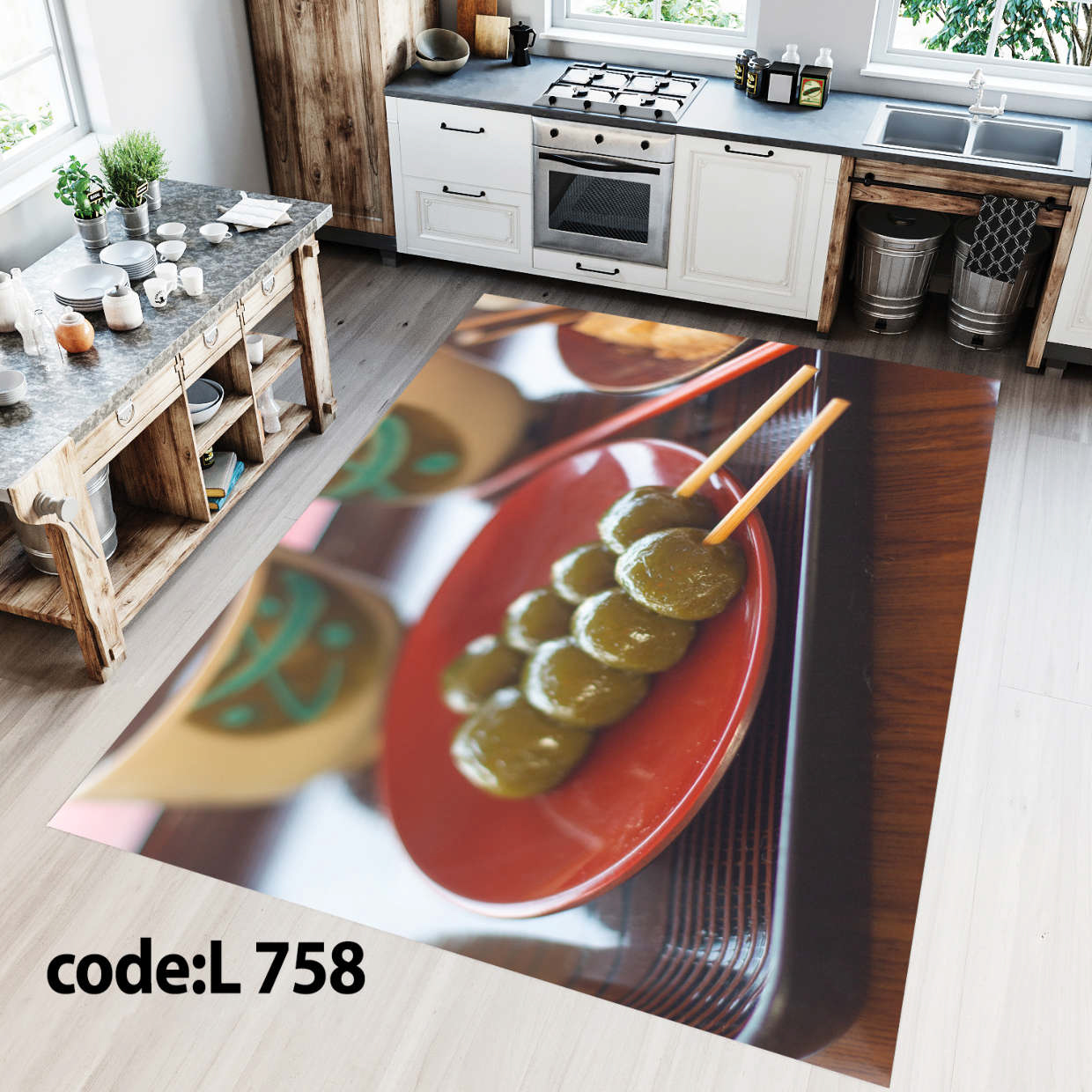 روفرشی کشدار (کاور فرش) و فرشینه و پادری کالای خواب متین کد L 758