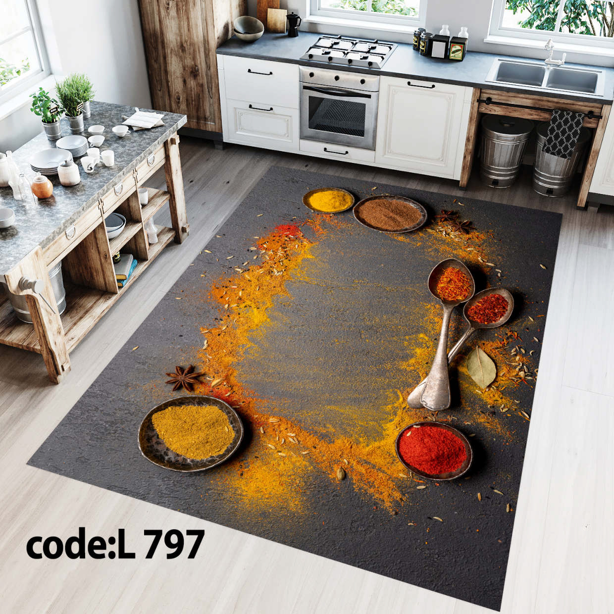 روفرشی کشدار (کاور فرش) و فرشینه و پادری کالای خواب متین کد L 797