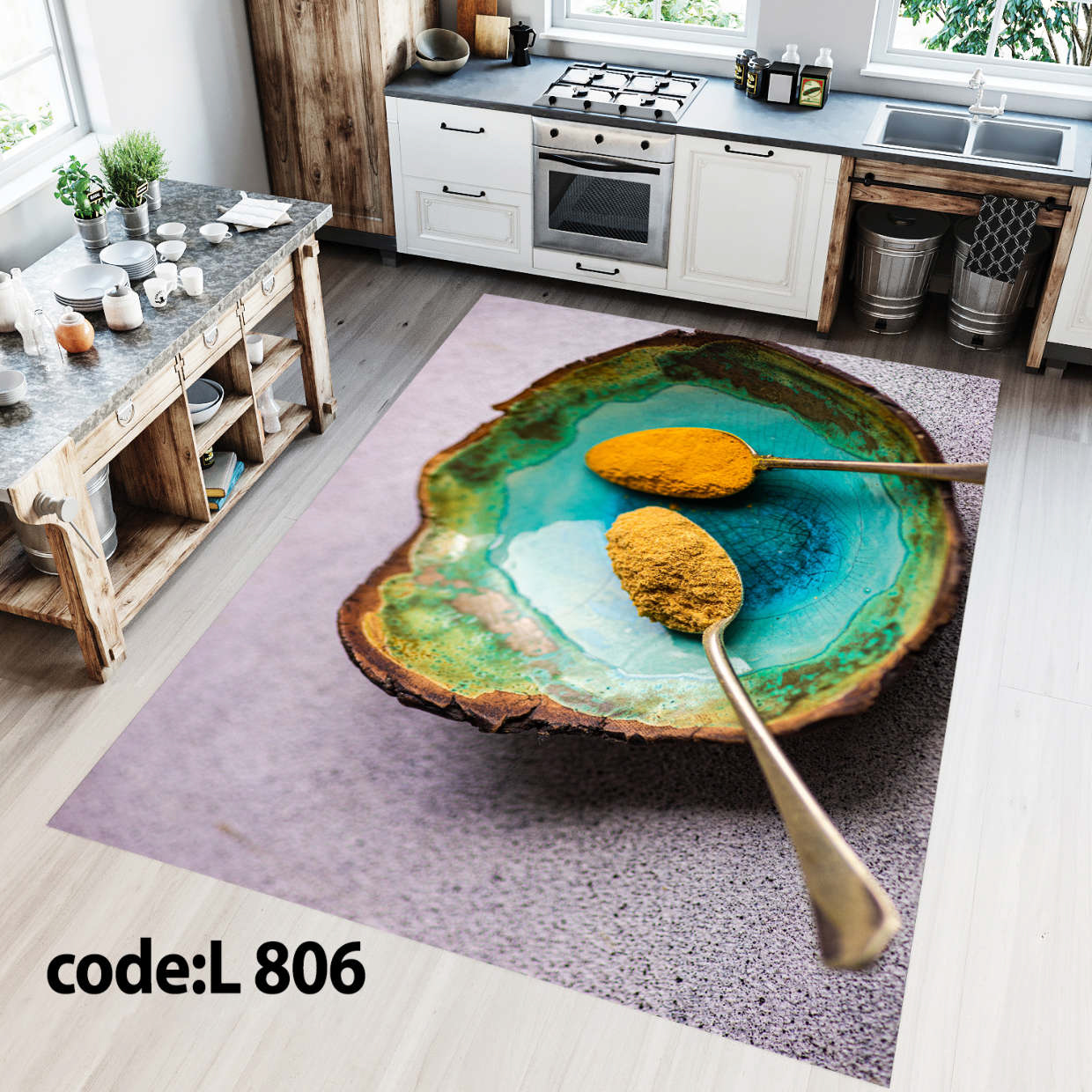 روفرشی کشدار (کاور فرش) و فرشینه و پادری کالای خواب متین کد L 806