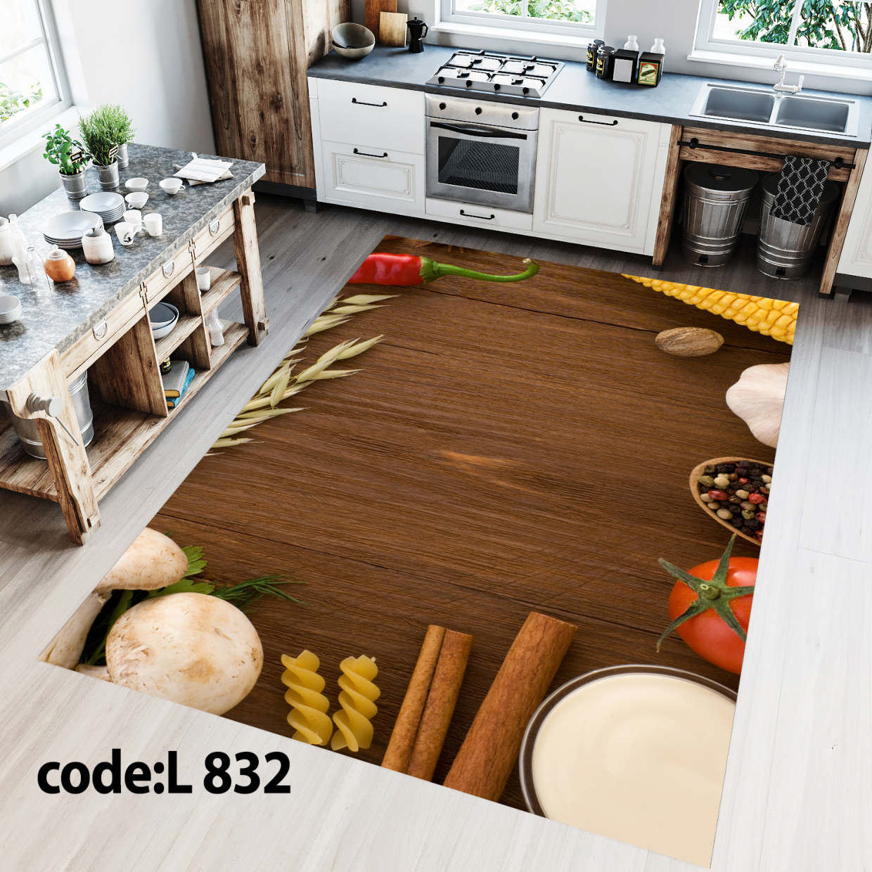 روفرشی کشدار (کاور فرش) و فرشینه و پادری کالای خواب متین کد L 832