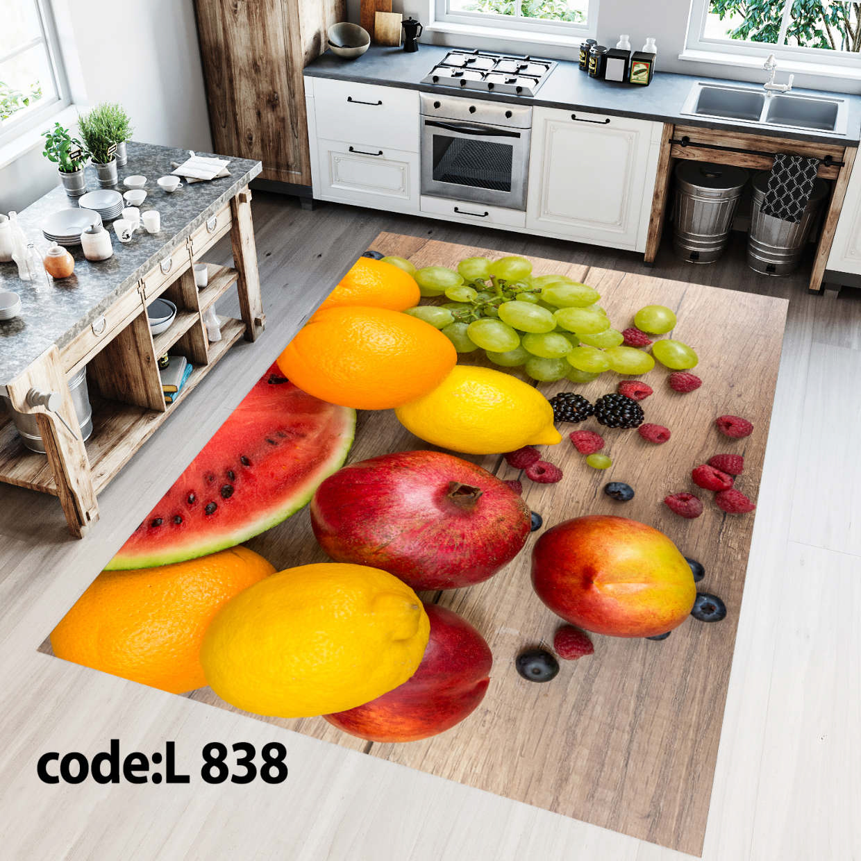 روفرشی کشدار (کاور فرش) و فرشینه و پادری کالای خواب متین کد L 838