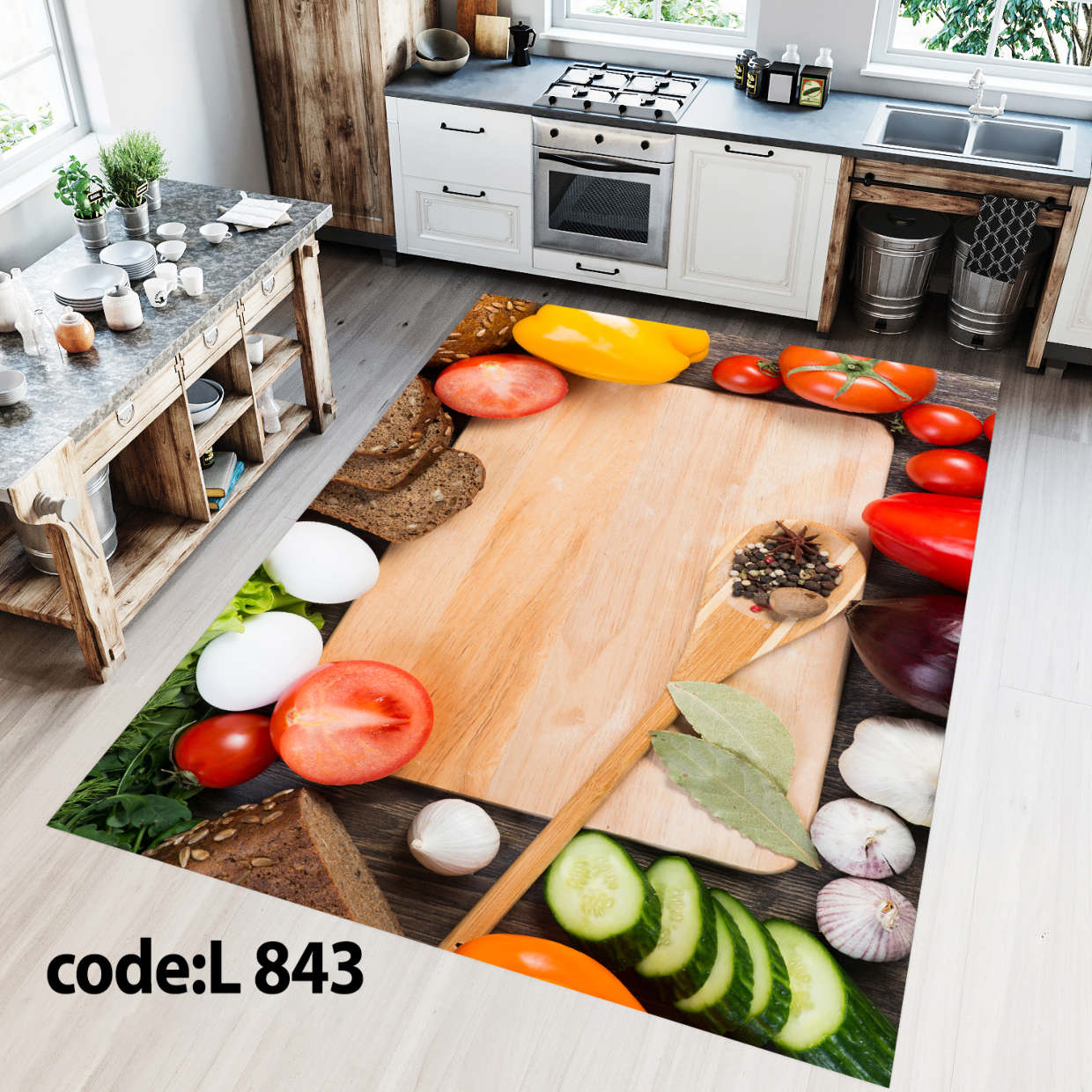 روفرشی کشدار (کاور فرش) و فرشینه و پادری کالای خواب متین کد L 843
