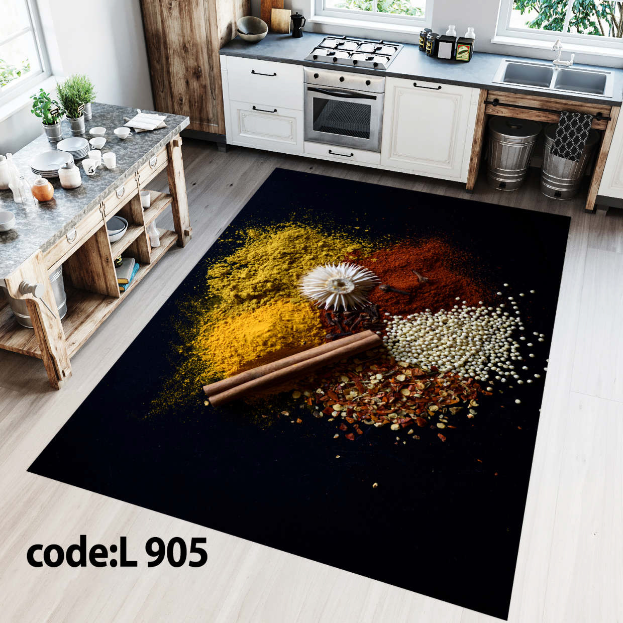 روفرشی کشدار (کاور فرش) و فرشینه و پادری کالای خواب متین کد L 905