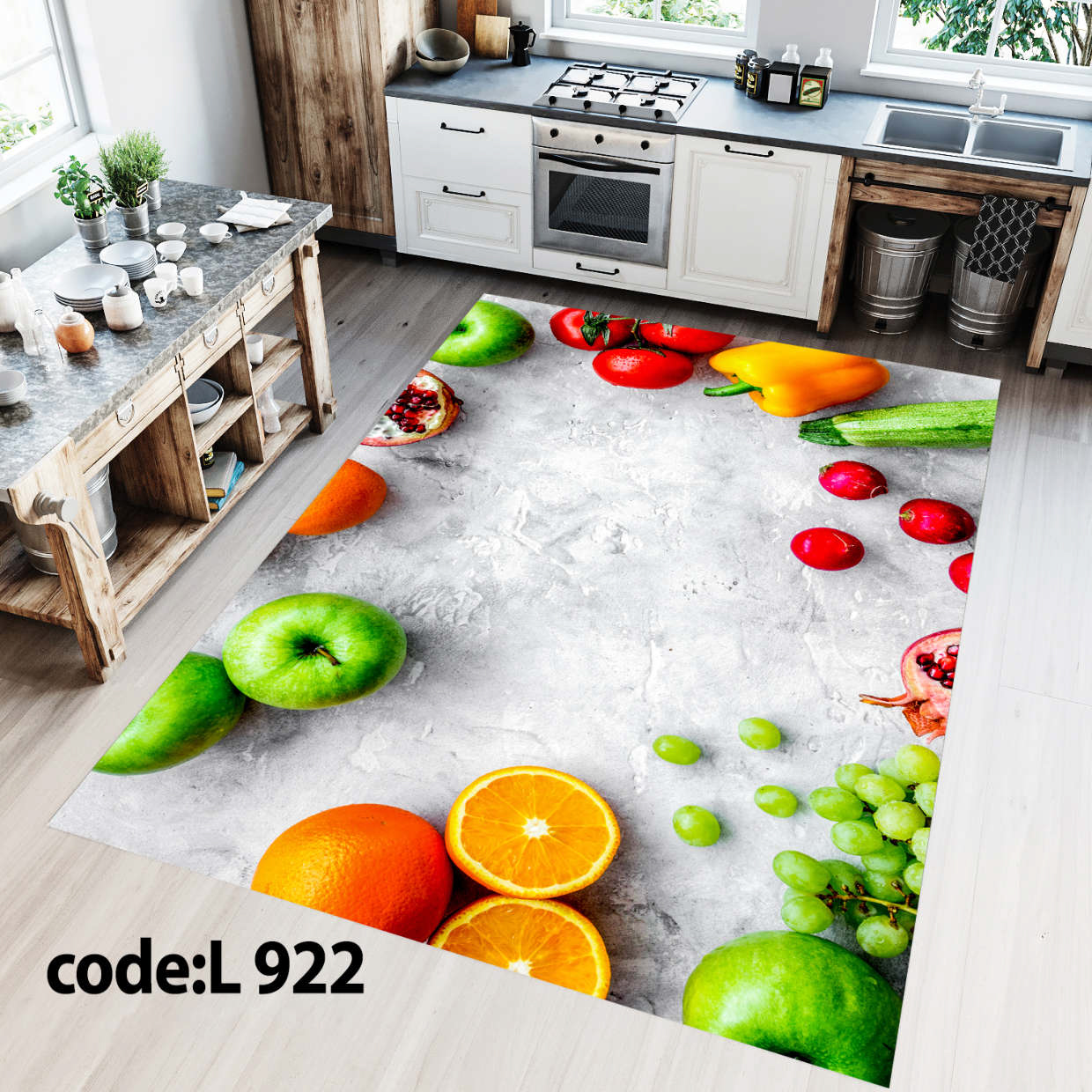 روفرشی کشدار (کاور فرش) و فرشینه و پادری کالای خواب متین کد L 922