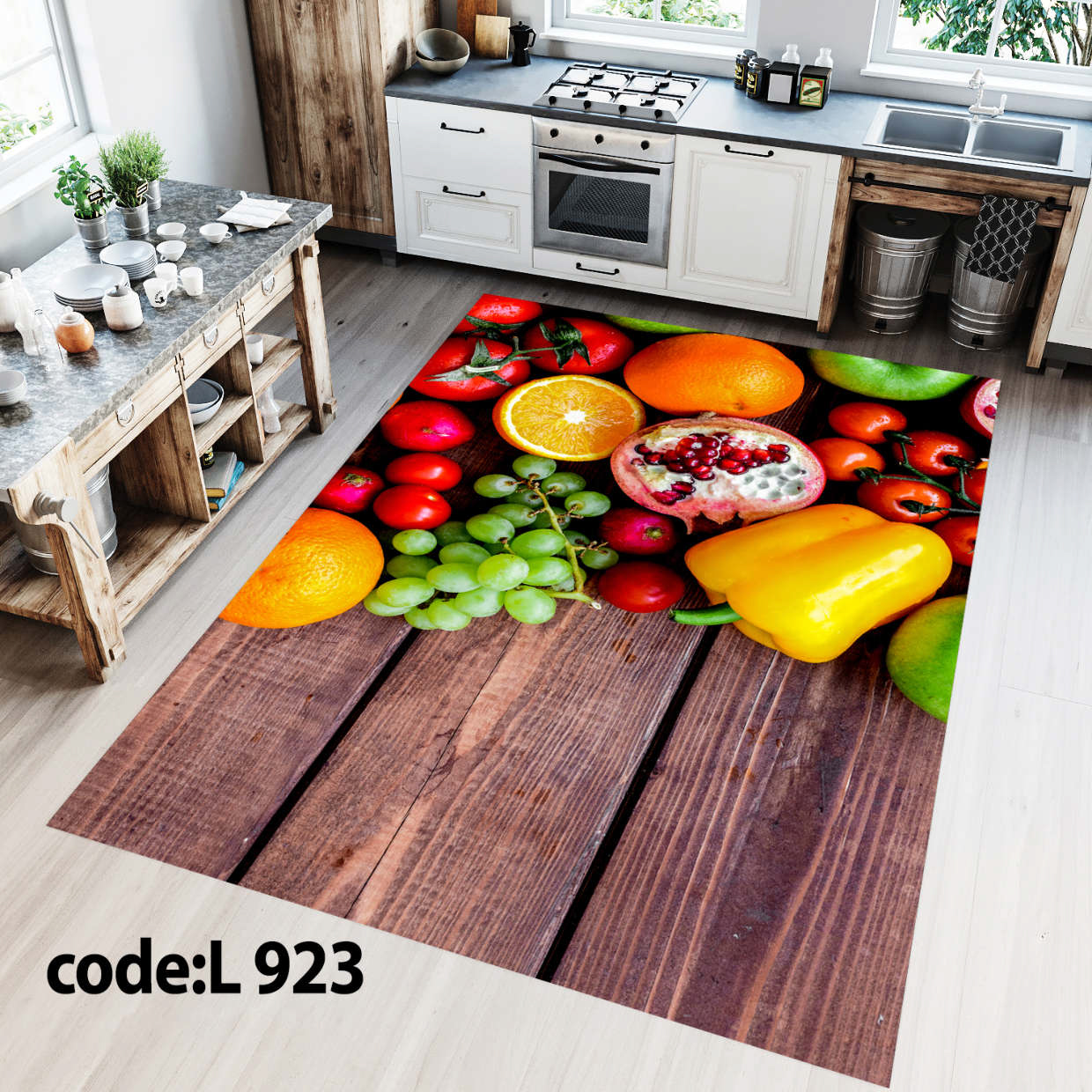 روفرشی کشدار (کاور فرش) و فرشینه و پادری کالای خواب متین کد L 923