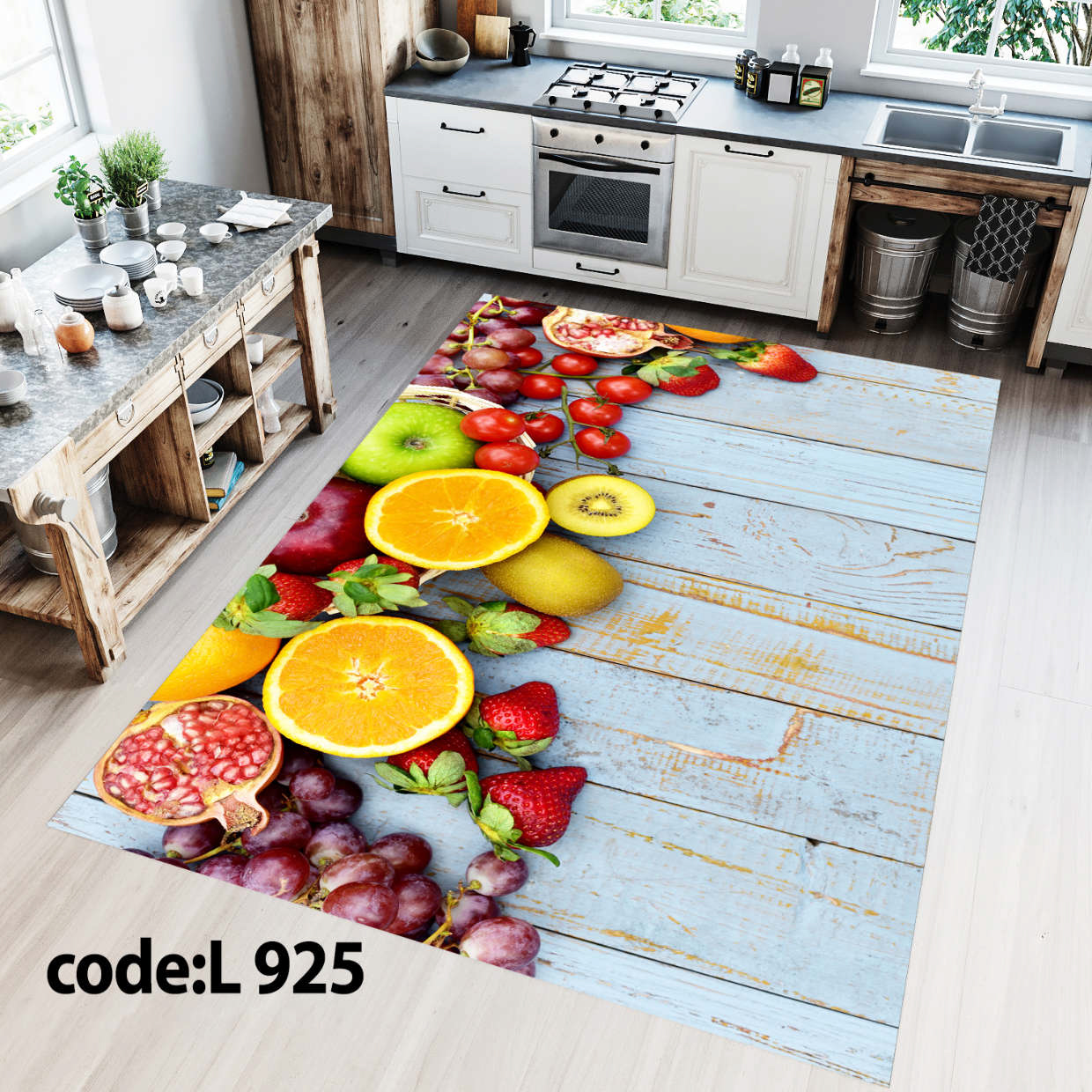 روفرشی کشدار (کاور فرش) و فرشینه و پادری کالای خواب متین کد L 925