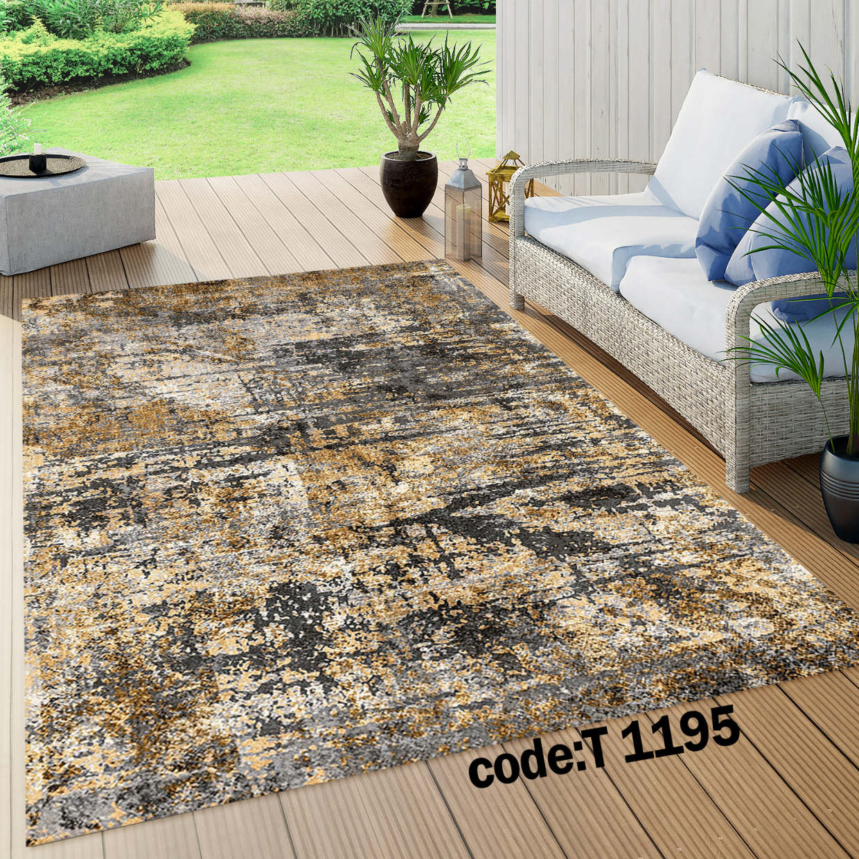 روفرشی کشدار (کاور فرش) و فرشینه و پادری کالای خواب متین کد T 1195