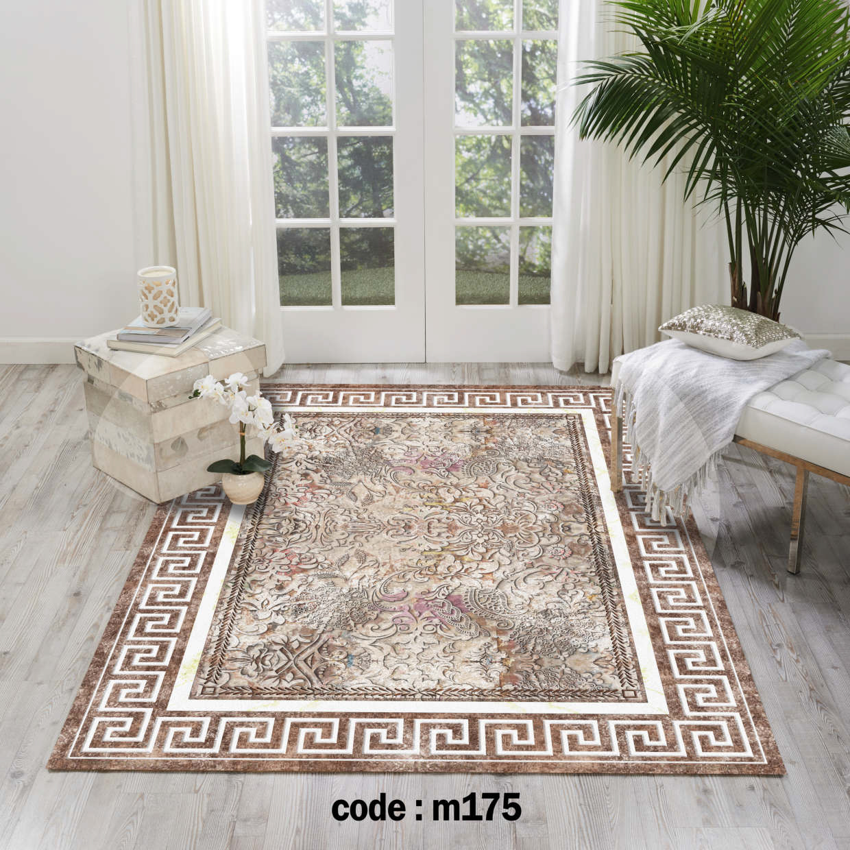 روفرشی کشدار (کاور فرش) و فرشینه و پادری کالای خواب متین کد m 175