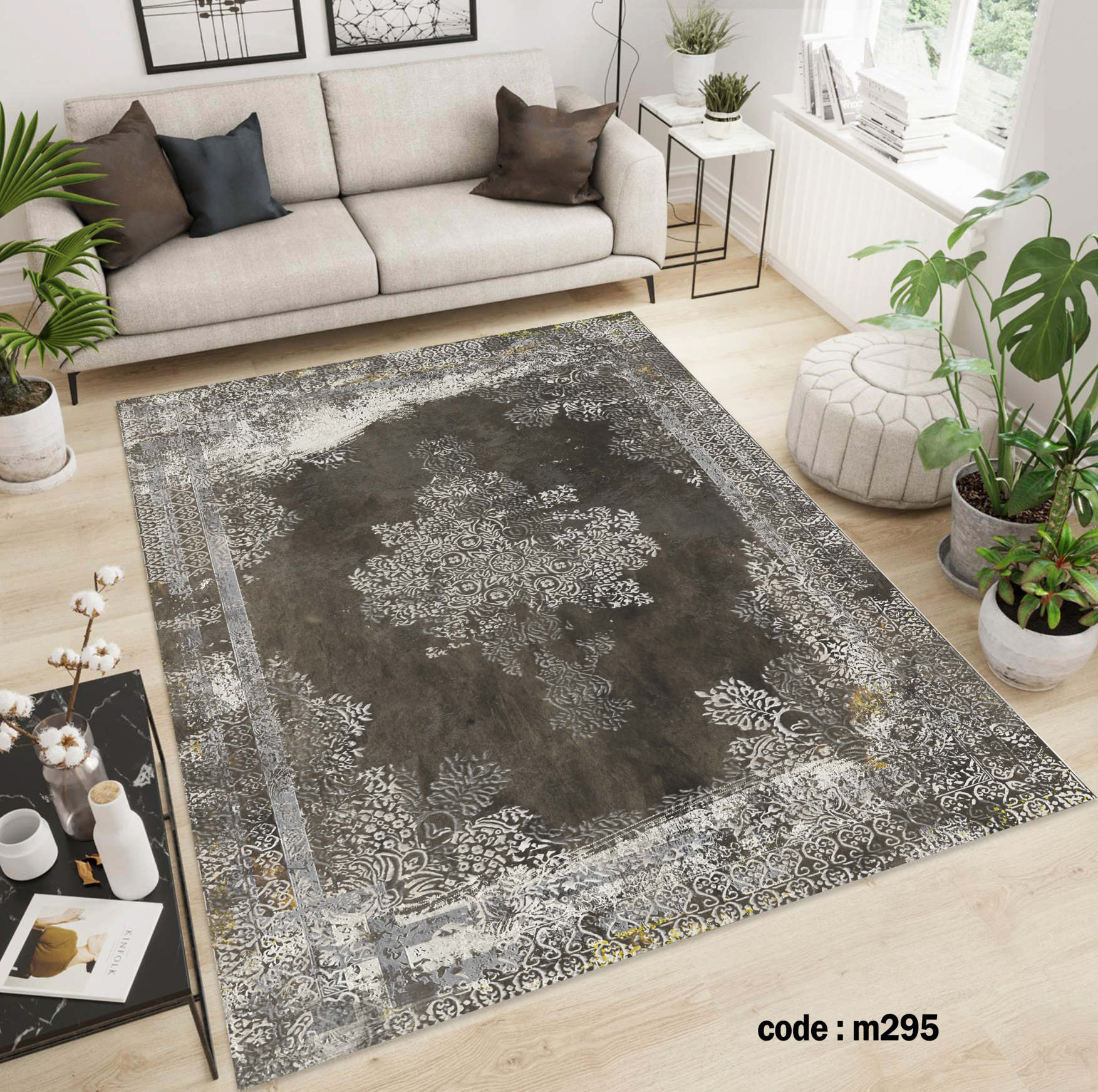 روفرشی کشدار (کاور فرش) و فرشینه و پادری کالای خواب متین کد m 295