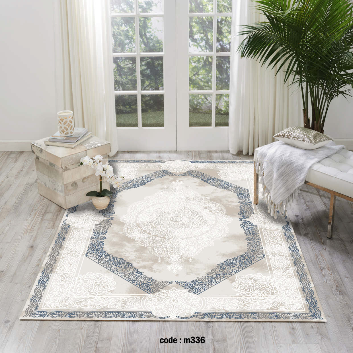 روفرشی کشدار (کاور فرش) و فرشینه و پادری کالای خواب متین کد m 336