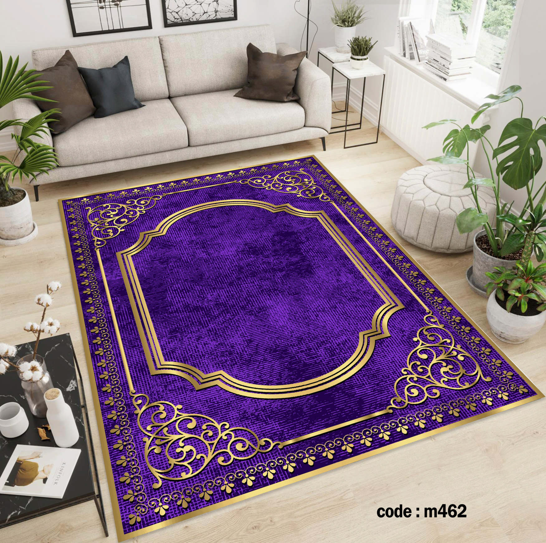 روفرشی کشدار (کاور فرش) و فرشینه و پادری کالای خواب متین کد m 462