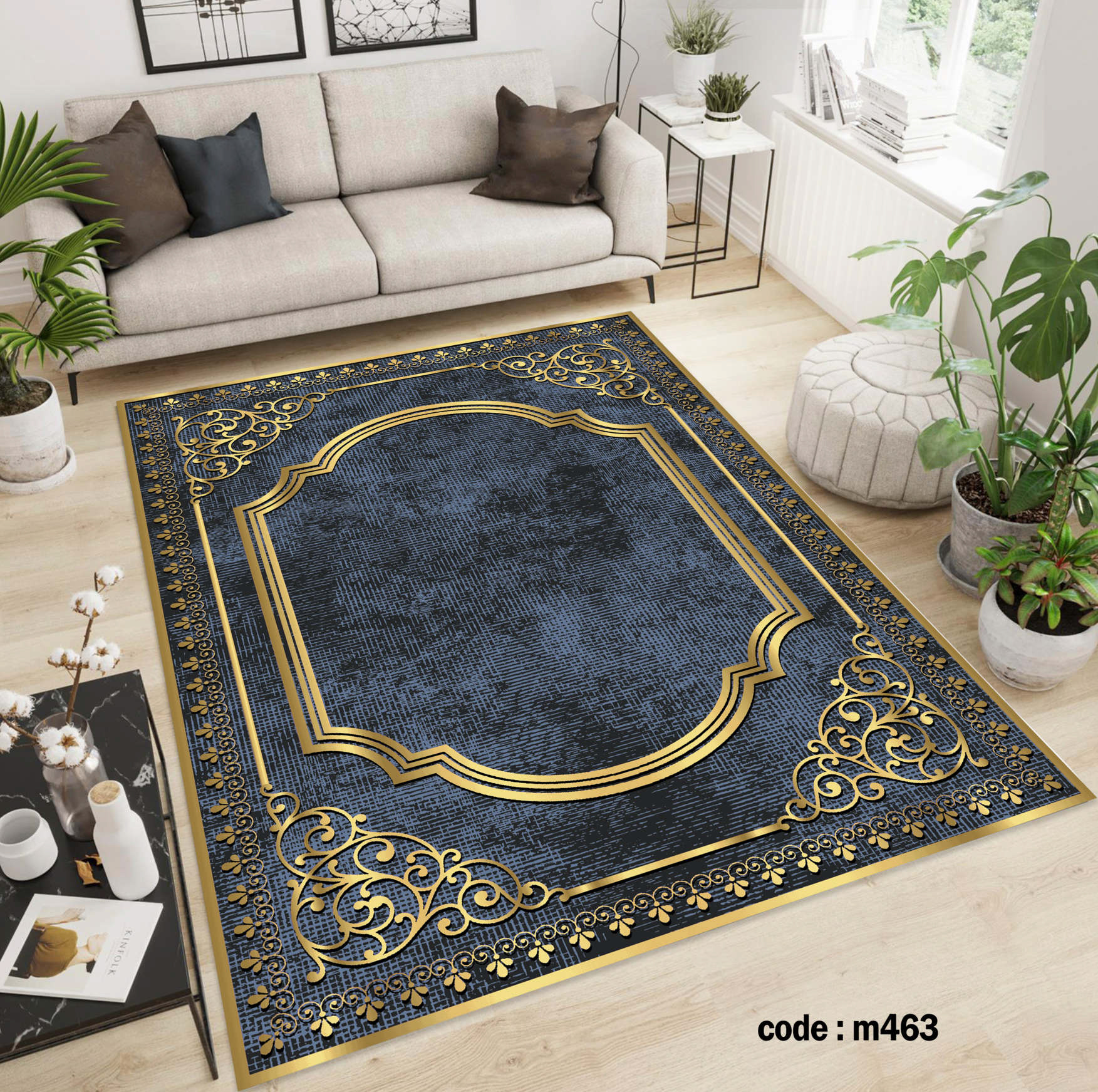 روفرشی کشدار (کاور فرش) و فرشینه و پادری کالای خواب متین کد m 463