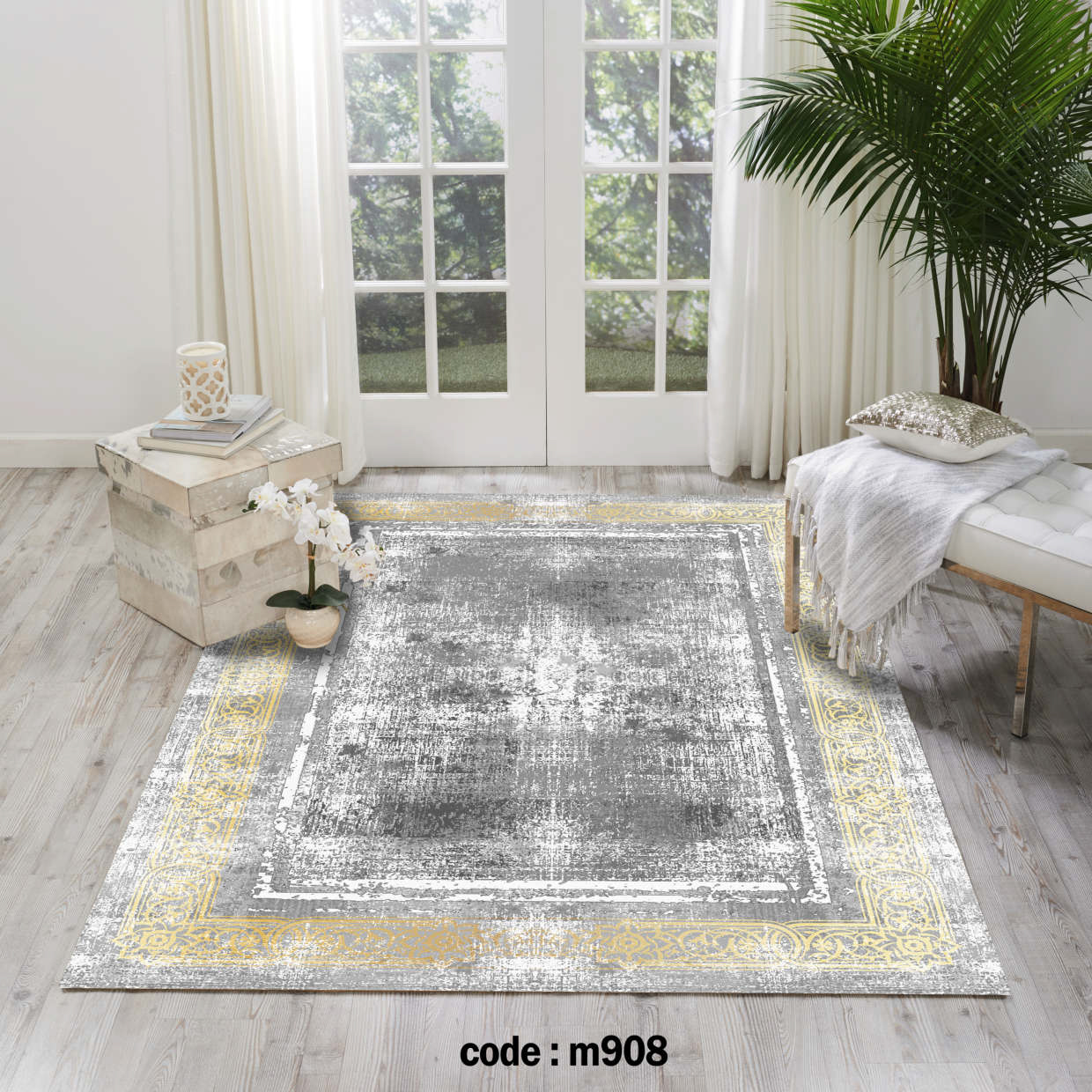 روفرشی کشدار (کاور فرش) و فرشینه و پادری کالای خواب متین کد m 908