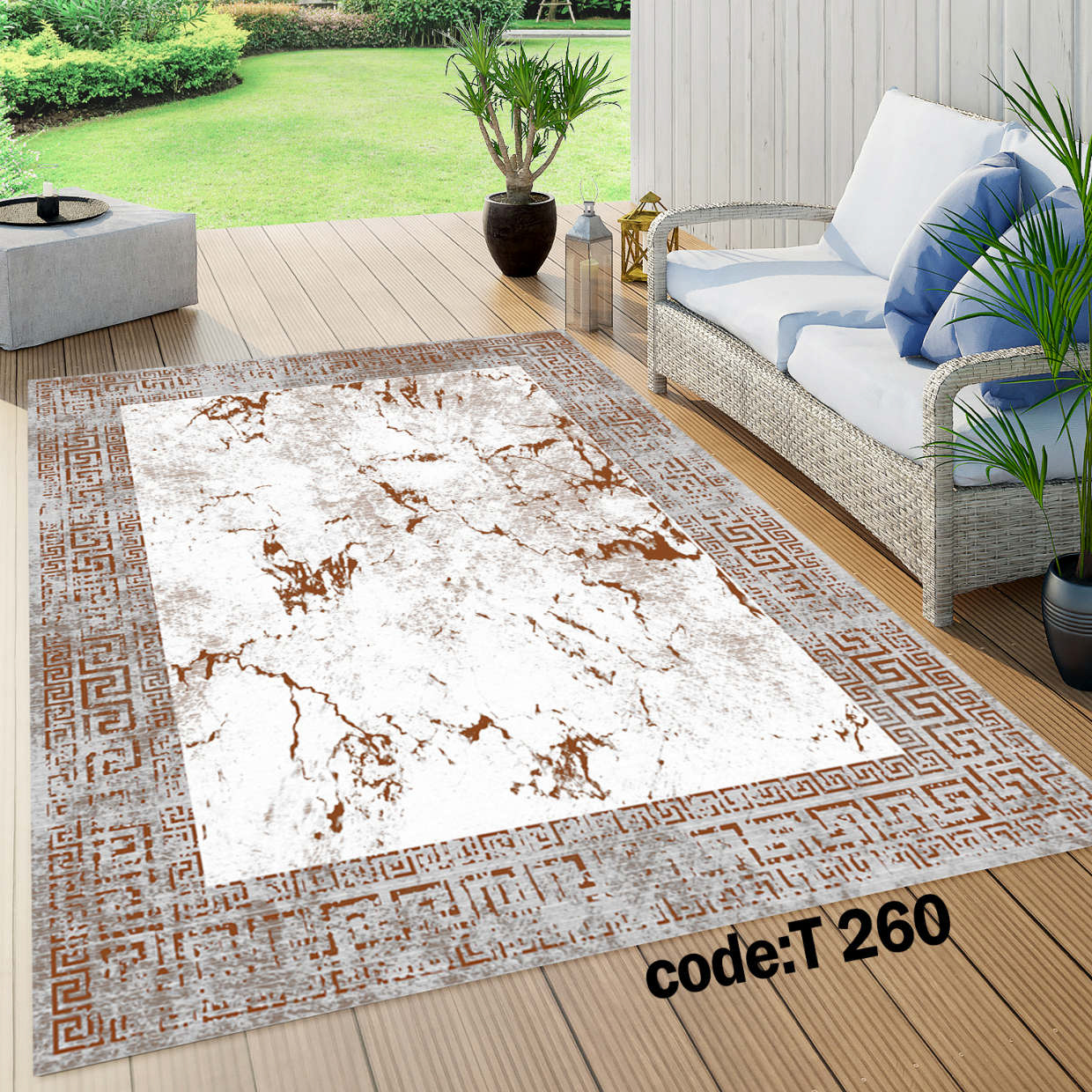 روفرشی کشدار (کاور فرش) و فرشینه و پادری کالای خواب متین کد T 260