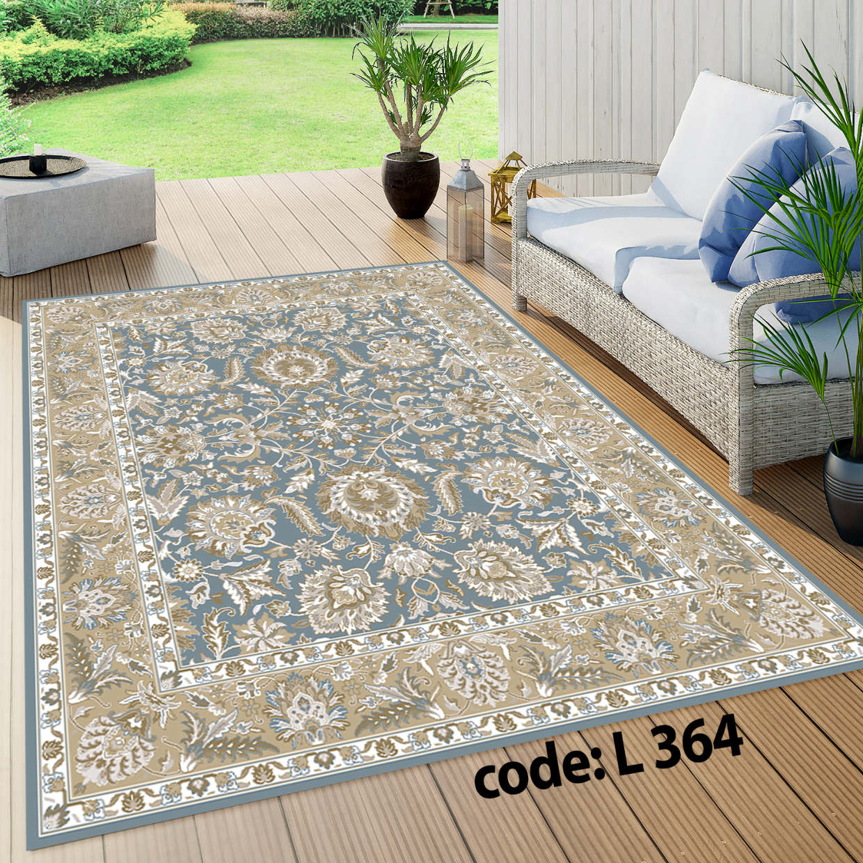 روفرشی کشدار (کاور فرش) و فرشینه و پادری کالای خواب متین کد L 364