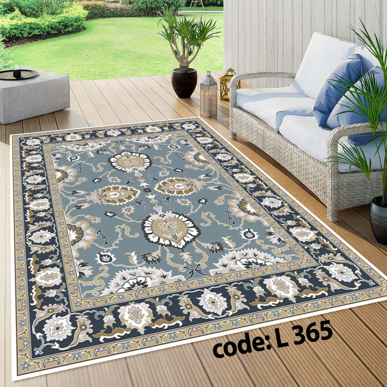 روفرشی کشدار (کاور فرش) و فرشینه و پادری کالای خواب متین کد L 365