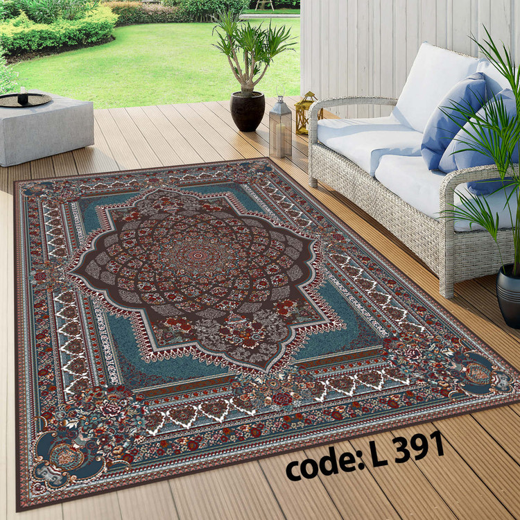 روفرشی کشدار (کاور فرش) و فرشینه و پادری کالای خواب متین کد L 391
