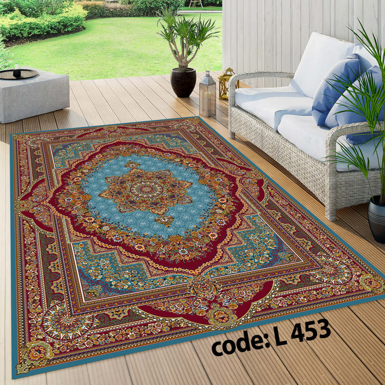 روفرشی کشدار (کاور فرش) و فرشینه و پادری کالای خواب متین کد L 453