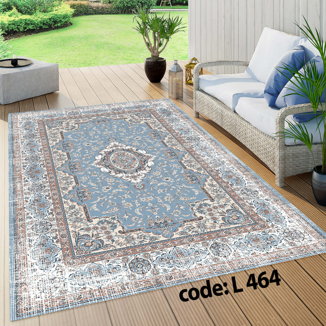 روفرشی کشدار (کاور فرش) و فرشینه و پادری کالای خواب متین کد L 464