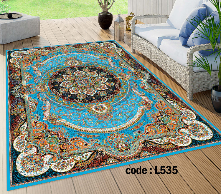 روفرشی کشدار (کاور فرش) و فرشینه و پادری کالای خواب متین کد L 535