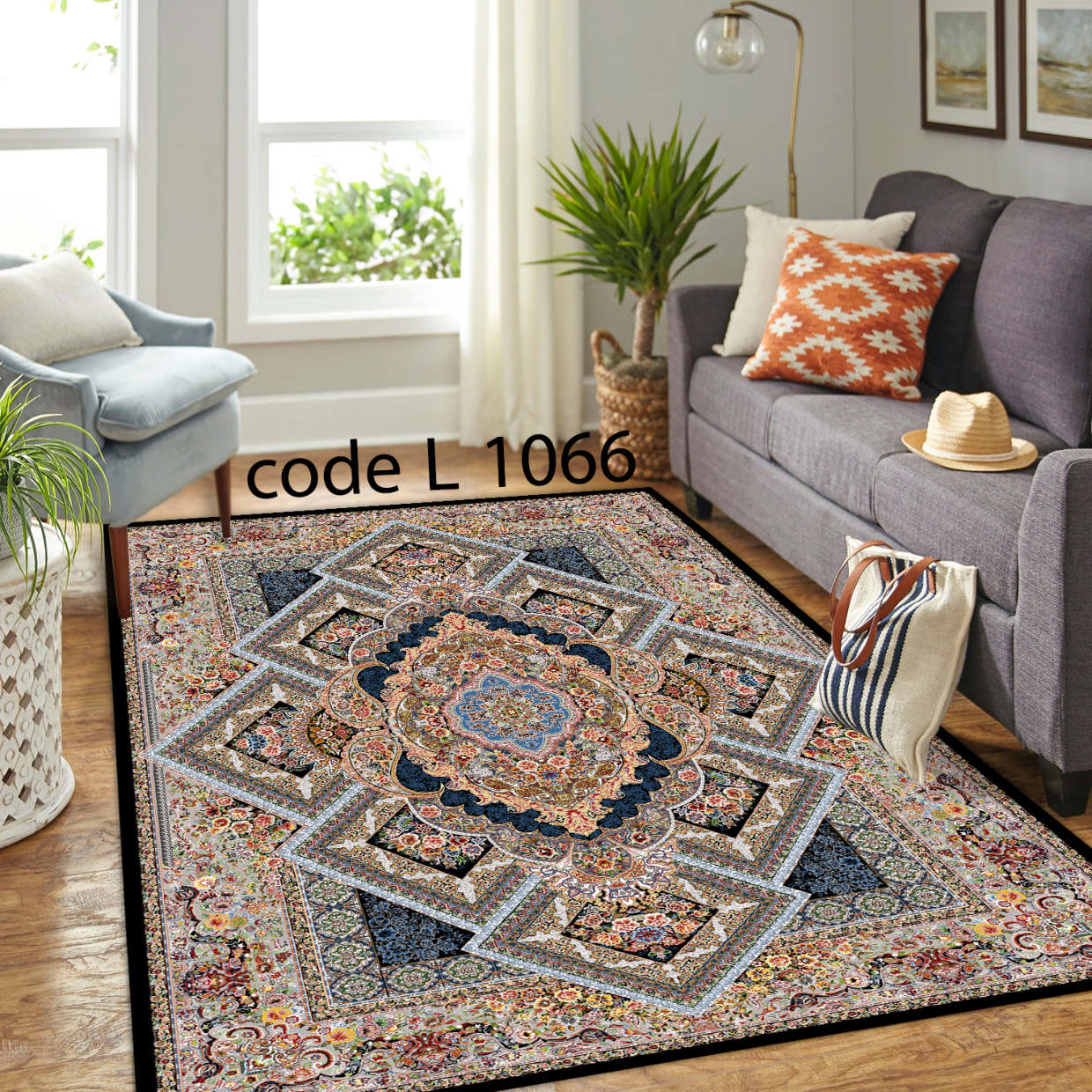 روفرشی کشدار (کاور فرش) و فرشینه و پادری کالای خواب متین کد L 1066