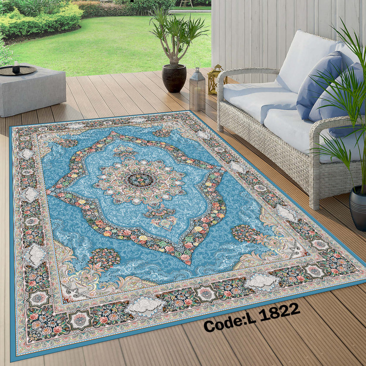 روفرشی کشدار (کاور فرش) و فرشینه و پادری کالای خواب متین کد L 1822
