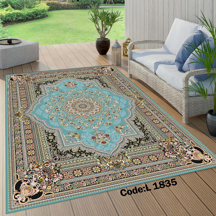 روفرشی کشدار (کاور فرش) و فرشینه و پادری کالای خواب متین کد L 1835