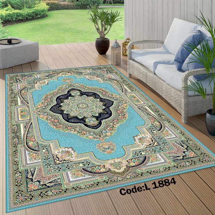 روفرشی کشدار (کاور فرش) و فرشینه و پادری کالای خواب متین کد L 1884