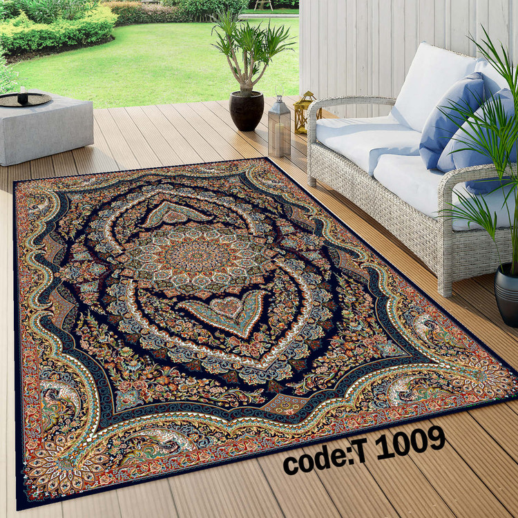 روفرشی کشدار (کاور فرش) و فرشینه و پادری کالای خواب متین کد T 1009