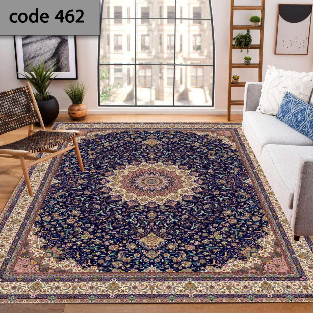 روفرشی کشدار (کاور فرش) و فرشینه و پادری کالای خواب متین کد 462