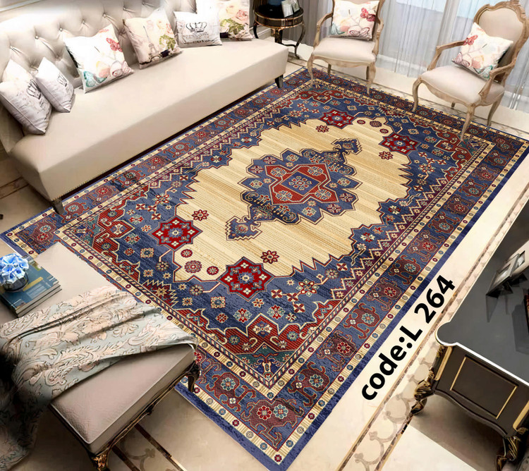 روفرشی کشدار (کاور فرش) و فرشینه و پادری کالای خواب متین کد L 264