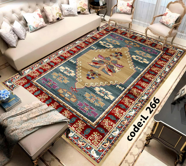روفرشی کشدار (کاور فرش) و فرشینه و پادری کالای خواب متین کد L 266