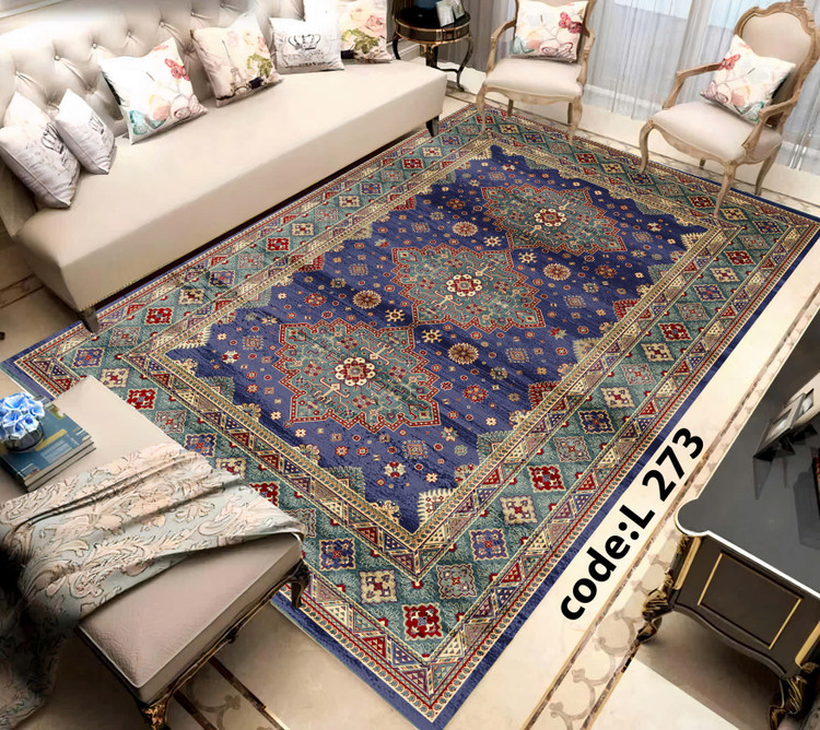 روفرشی کشدار (کاور فرش) و فرشینه و پادری کالای خواب متین کد L 273