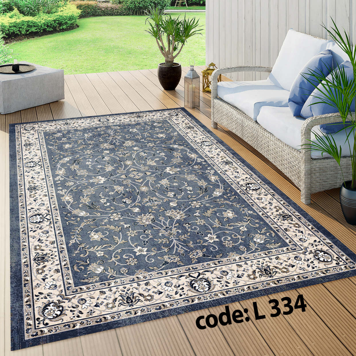 روفرشی کشدار (کاور فرش) و فرشینه و پادری کالای خواب متین کد L 334