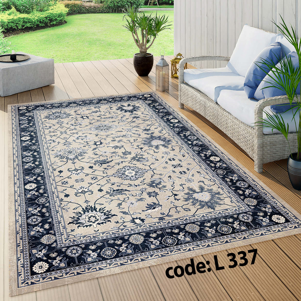 روفرشی کشدار (کاور فرش) و فرشینه و پادری کالای خواب متین کد L 337