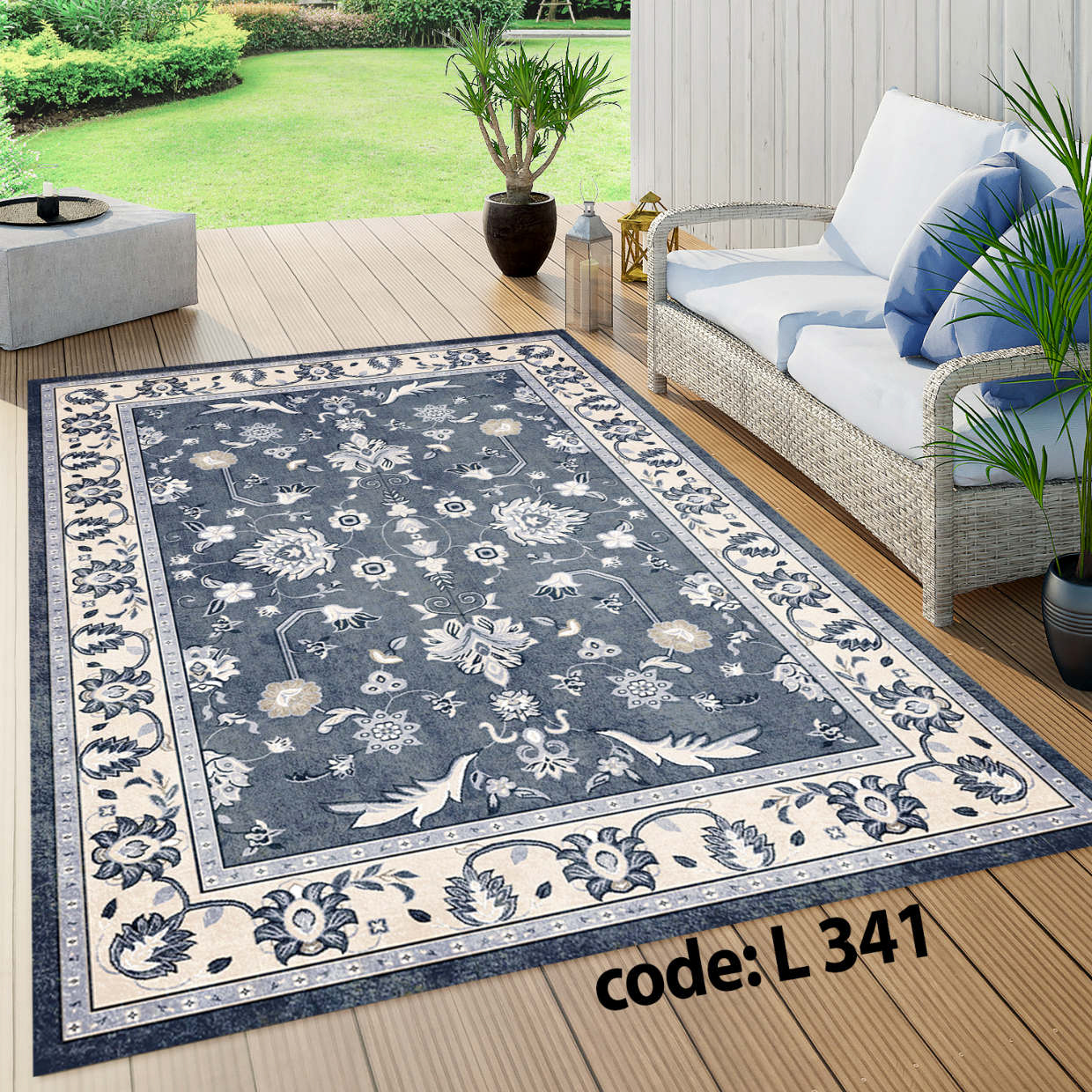 روفرشی کشدار (کاور فرش) و فرشینه و پادری کالای خواب متین کد L 341