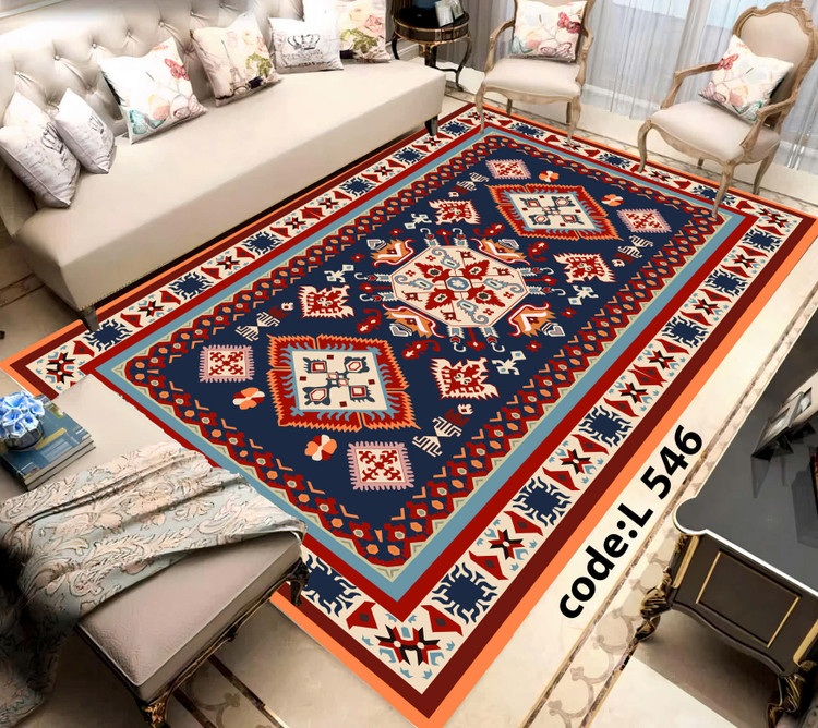 روفرشی کشدار (کاور فرش) و فرشینه و پادری کالای خواب متین کد L 546
