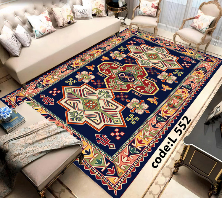 روفرشی کشدار (کاور فرش) و فرشینه و پادری کالای خواب متین کد L 552