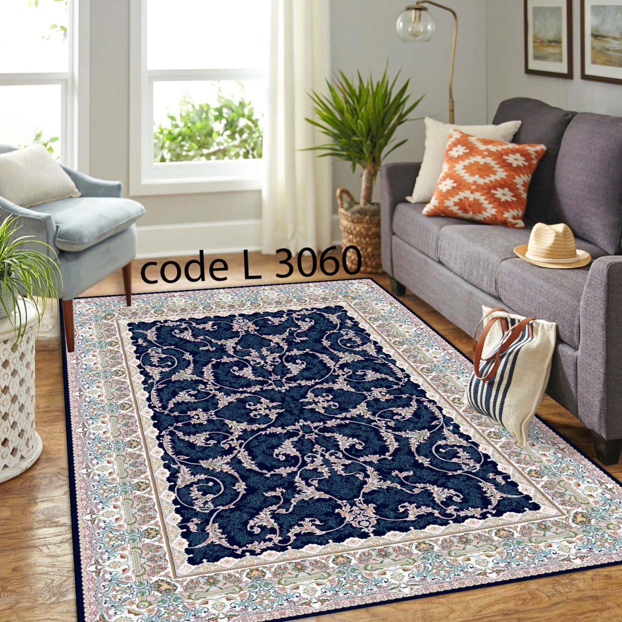 روفرشی کشدار (کاور فرش) و فرشینه و پادری کالای خواب متین کد L 3060