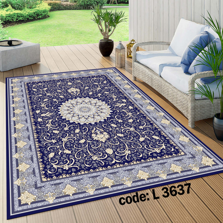روفرشی کشدار (کاور فرش) و فرشینه و پادری کالای خواب متین کد L 3637