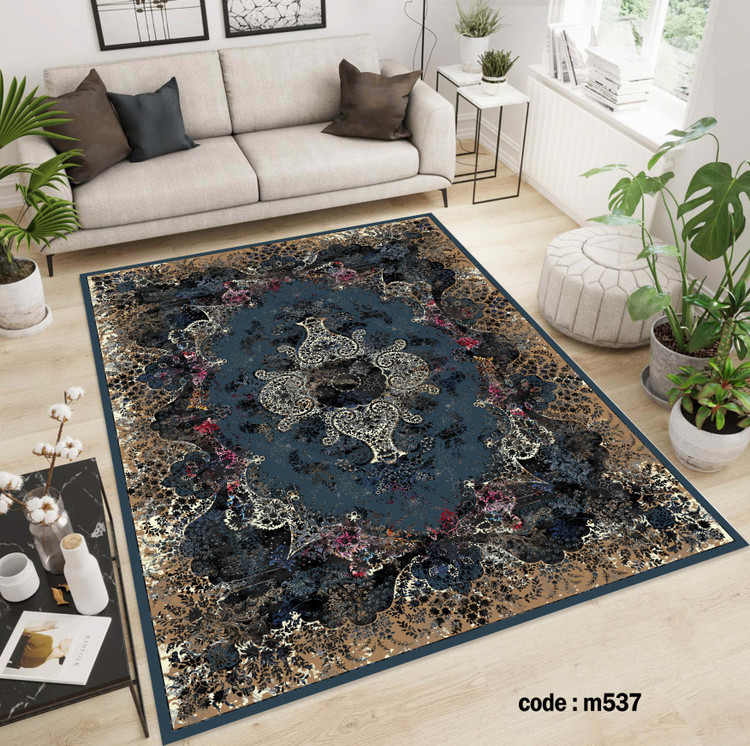 روفرشی کشدار (کاور فرش) و فرشینه و پادری کالای خواب متین کد m 537
