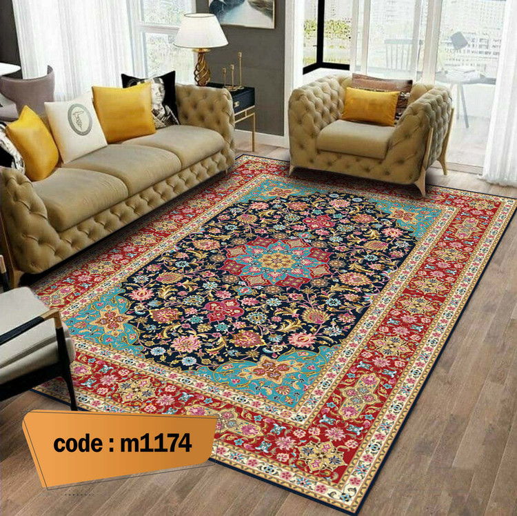 روفرشی کشدار (کاور فرش) و فرشینه و پادری کالای خواب متین کد m 1174