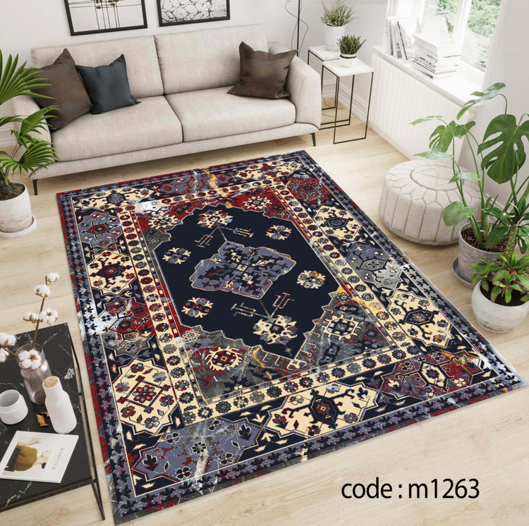 روفرشی کشدار (کاور فرش) و فرشینه و پادری کالای خواب متین کد m 1263