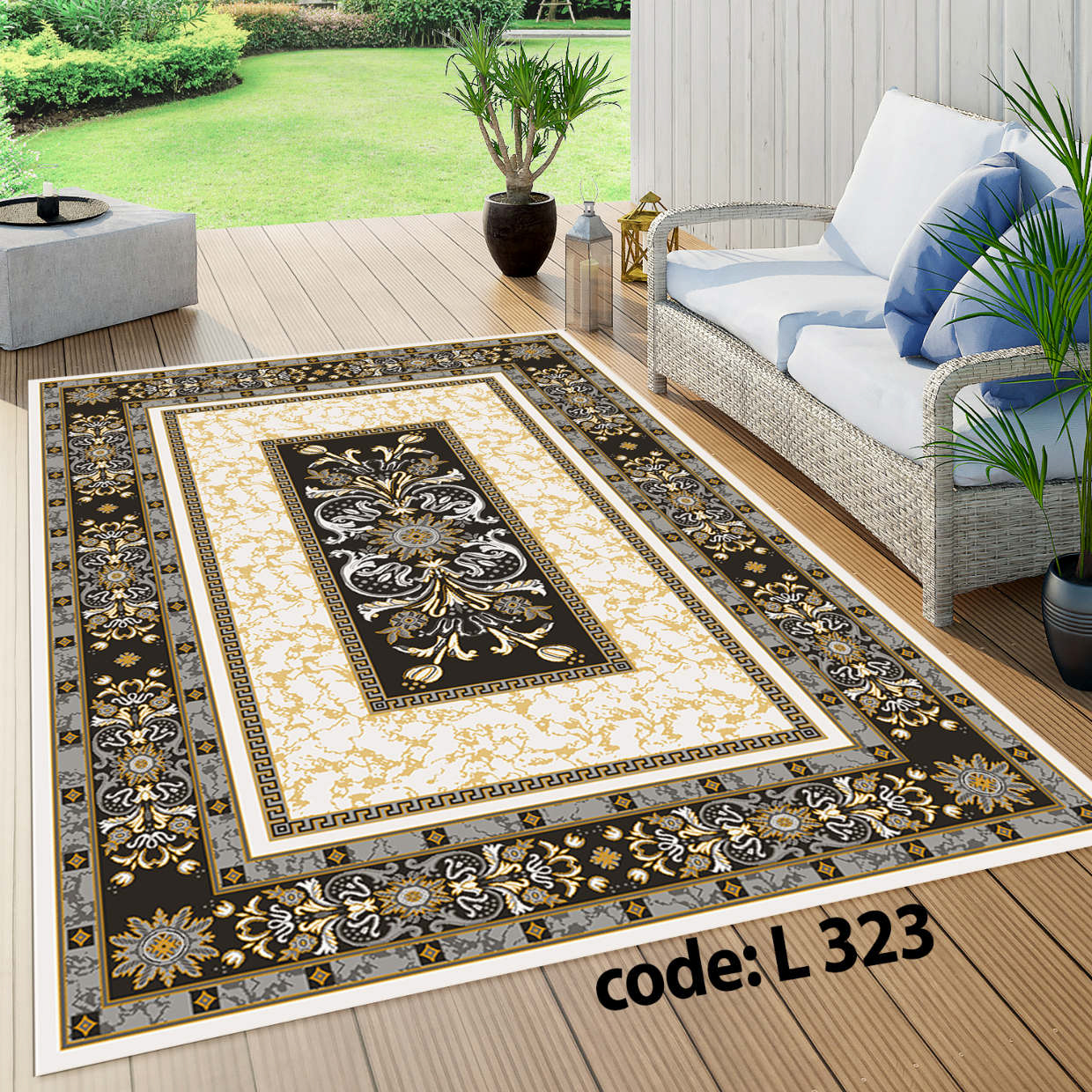 روفرشی کشدار (کاور فرش) و فرشینه و پادری کالای خواب متین کد L 323