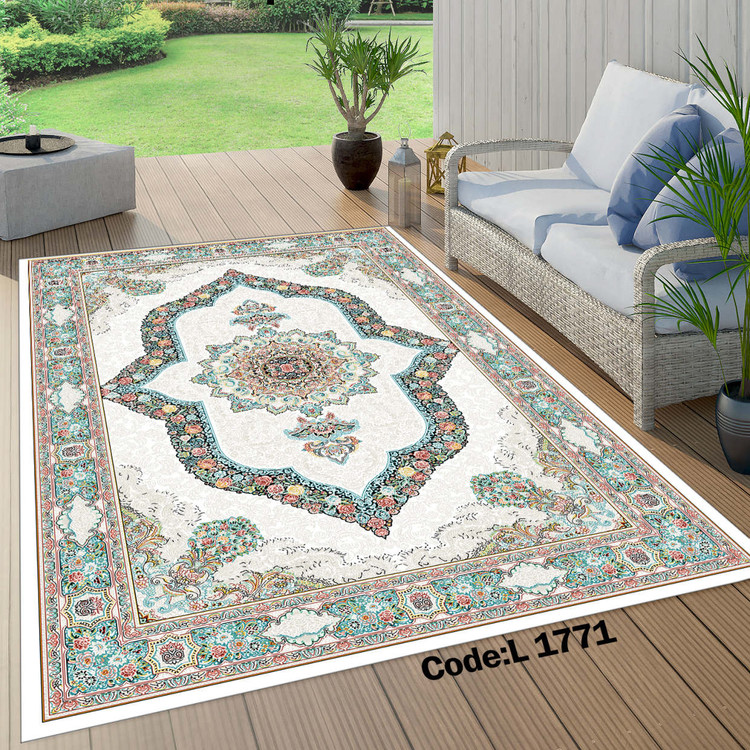 روفرشی کشدار (کاور فرش) و فرشینه و پادری کالای خواب متین کد L 1771