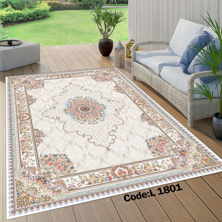 روفرشی کشدار (کاور فرش) و فرشینه و پادری کالای خواب متین کد L 1801